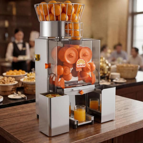 業務用 Automatic Orange Juicer 本体 VEVOR Commercial Orange Juicer Machine 120W Electric Automatic