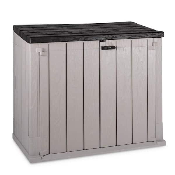 Stora Way Plus XL 44 cu. ft. Taupe Grey/Anthracite All Weather Storage Shed