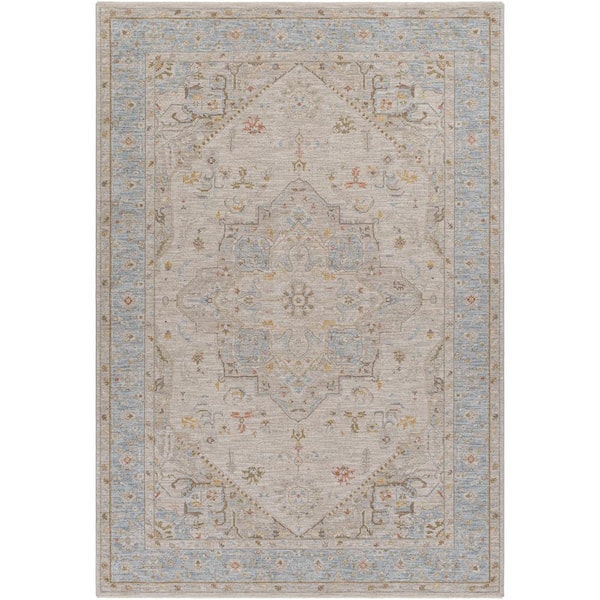 Livabliss Avant Garde Gray Traditional 8 ft. x 10 ft. Indoor Area Rug