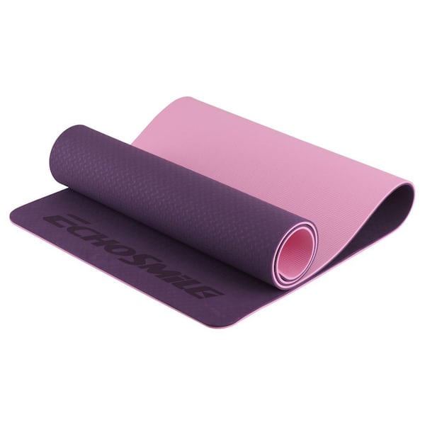 PROSOURCEFIT All Purpose Purple 71 in. L x 24 in. W x 1 in. T Extra Thick  Yoga and Pilates Exercise Mat Non Slip (11.83 sq. ft.) ps-1998-etm-purple -  The Home Depot