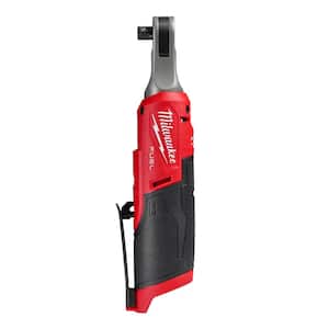 M12 FUEL 12-Volt Lithium-Ion 3/8 in. Cordless Ratchet with High Output 5.0/2.5 Ah Batteries and Charger