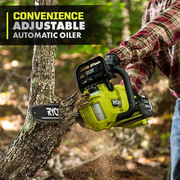 Ryobi electric on sale chainsaw oil