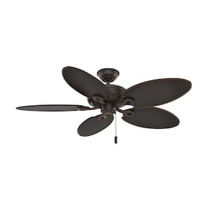 Charthouse 54 in. Outdoor Onyx Bengal Ceiling Fan For Bedrooms