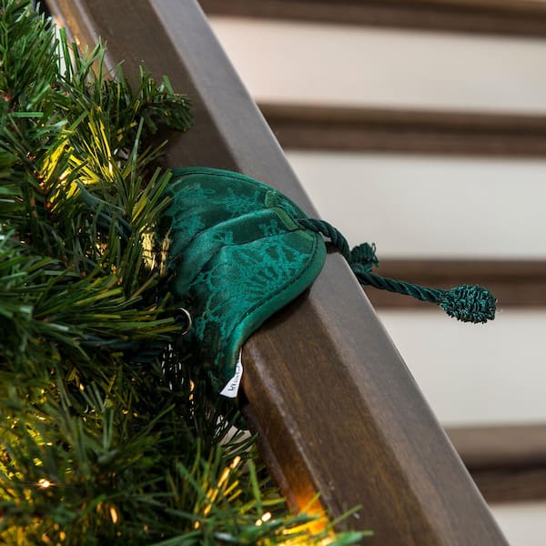 Bannister Protecting Polyester 16 in. Artificial Garland Ties (3-Set)