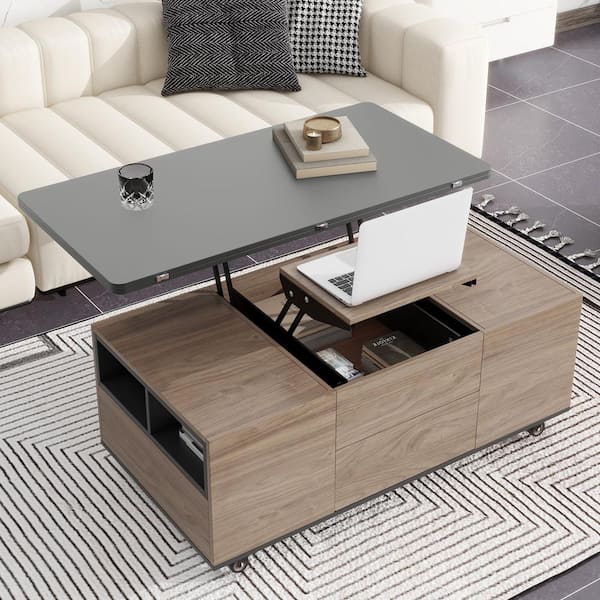 Harper blvd carbon loft magie narrow coffee table deals bench