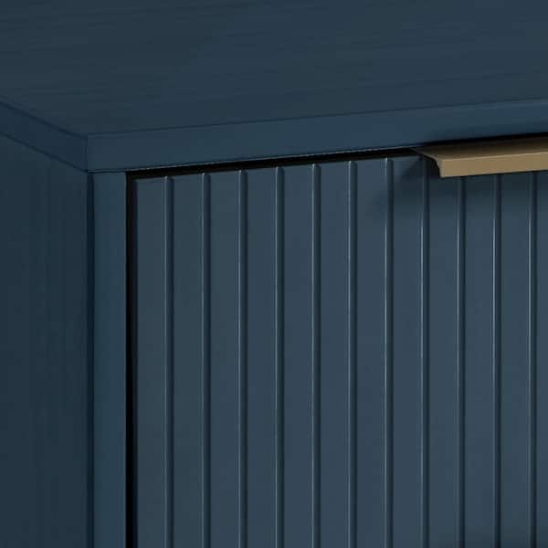 Manhattan Comfort Granville Modern Midnight Blue 6-Drawer 55.04 in