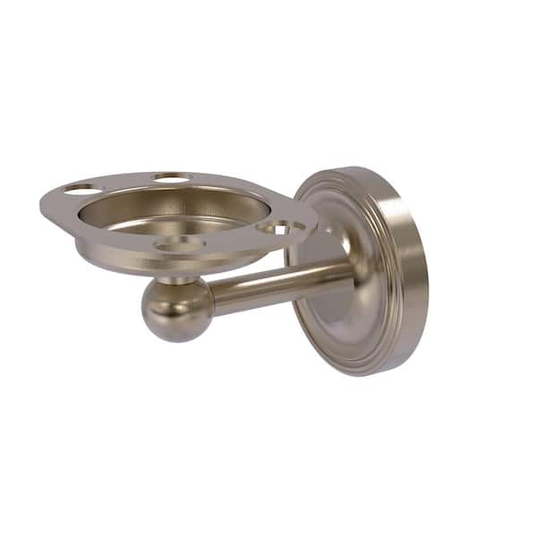 Allied Brass Regal Collection Wall Mounted Tumbler Holder/Toothbrush Holder in Antique Pewter