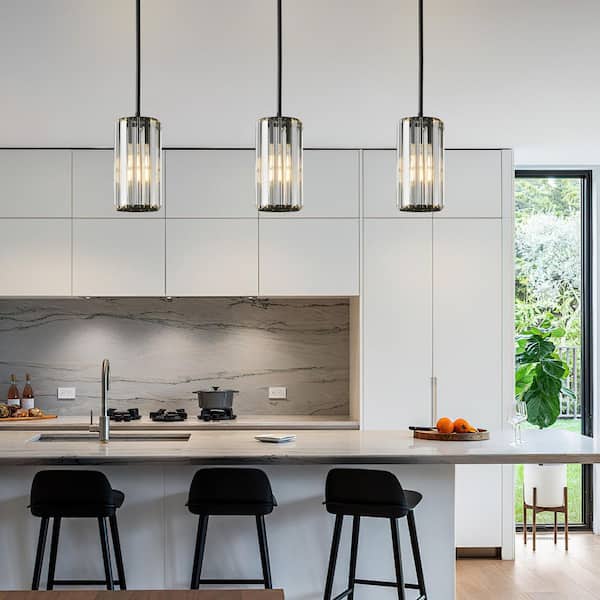 STYLED　40形2550ルーメン　YTNW40N1 ZHLWIN Home Lighting 40 watts 2-Light Modern Black Pendant Design