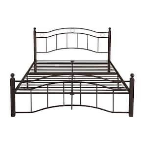 Bouvardia Contemporary Modern Queen-Size Hammered Copper Iron Bed Frame