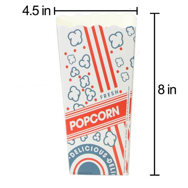 Gold Medal Scoop Popcorn Boxes, 1.25 oz. (500 Ct.)