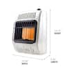 Mr. Heater MHVFRD10NG – Calentador de gas natural, radiante, sin  ventilación, de 10 000 BTU