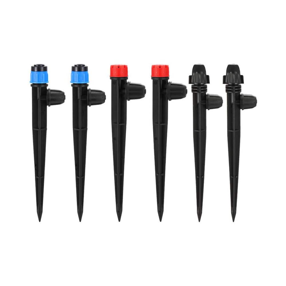 "60Pcs Drip Irrigation Sprayer Emitters for 1/4"" Tubing, Adjustable Water Flow Misting Emitters, 3 Style Sprinkler Nozzle" price history on PriceWatchPro