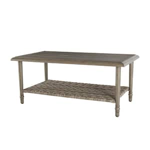 outdoor brown stained 35 3/8x21 5/8 " NEW FREE SHIPPING APPLARO Coffee table 