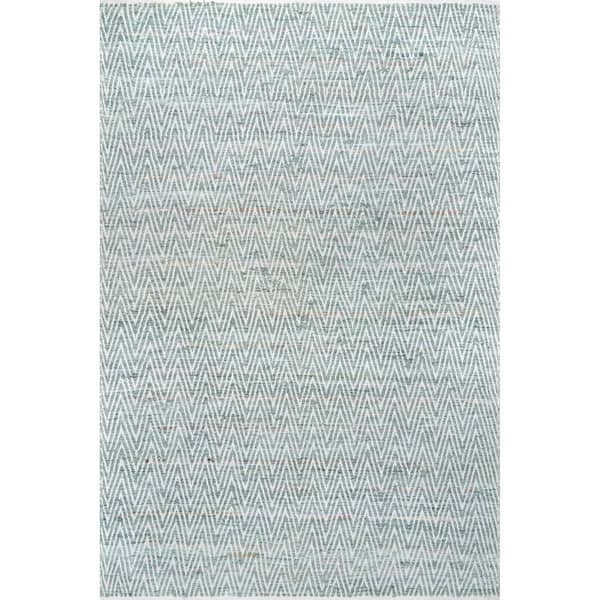 nuLOOM Rochell Light Gray 5 ft. x 8 ft. Striped Area Rug