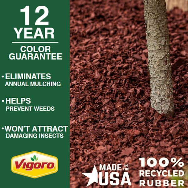 75 cu. ft. Red Rubber Nugget Mulch Super Sack