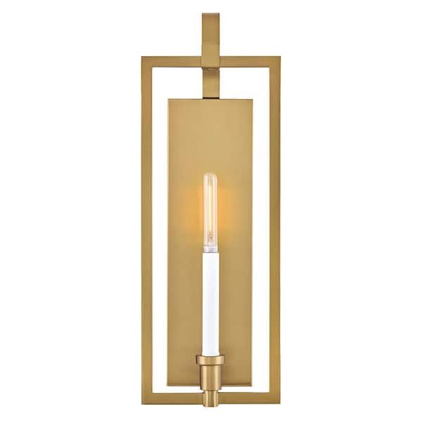 Stassi 1-Light Lacquered Brass Sconce