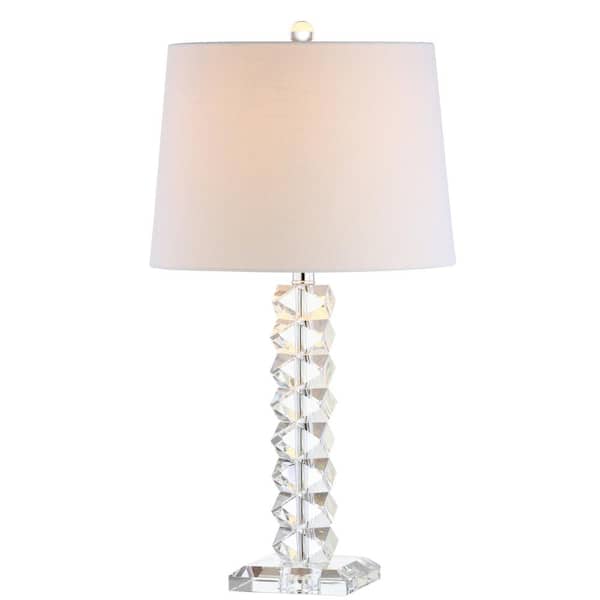 Julia 25.5 in. Clear Crystal Table Lamp