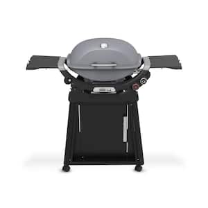 Q 2800N+ 2-Burner Liquid Propane Grill in Smoke Grey with Stand