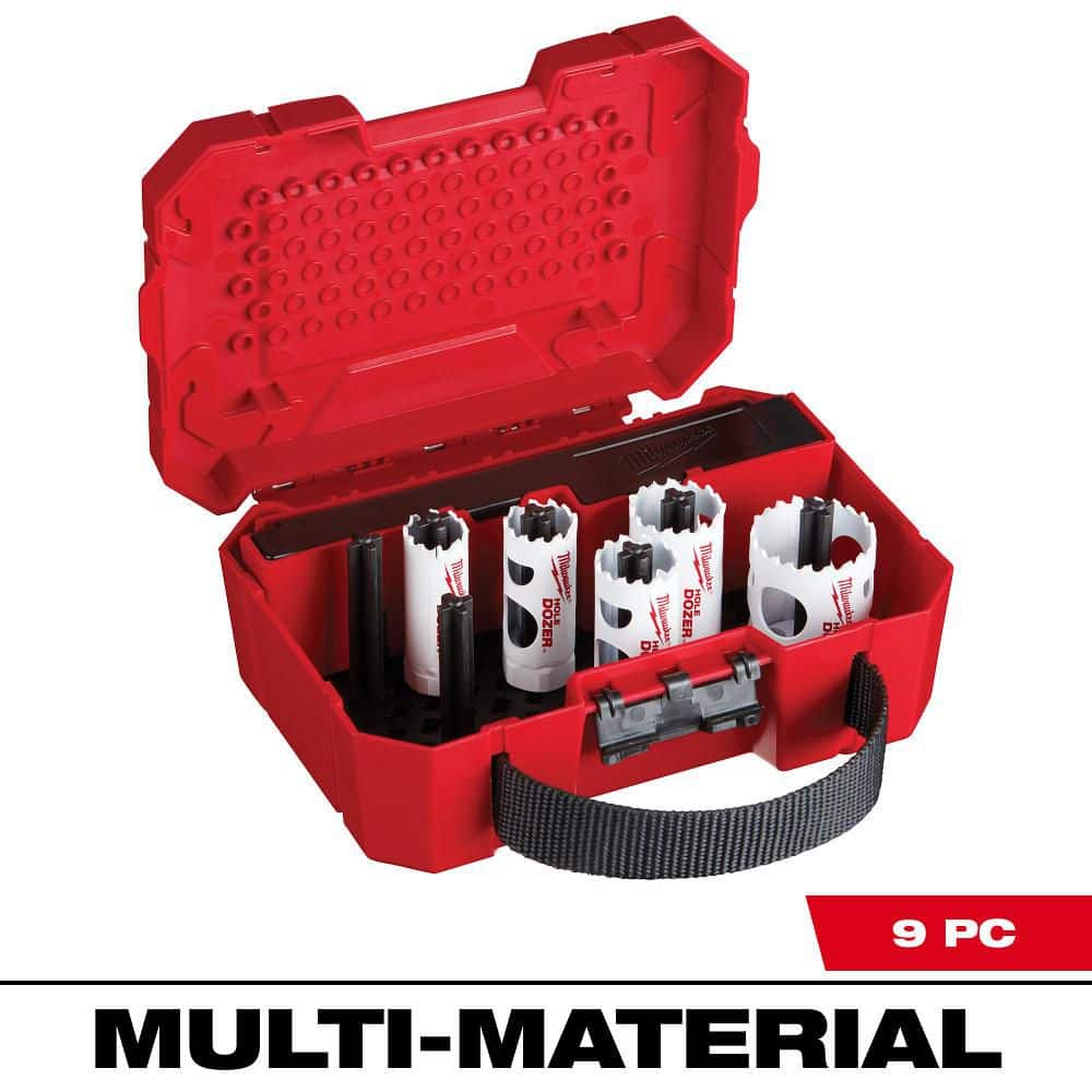 Milwaukee Hole Dozer General Purpose Bi-Metal Hole Saw Set (9