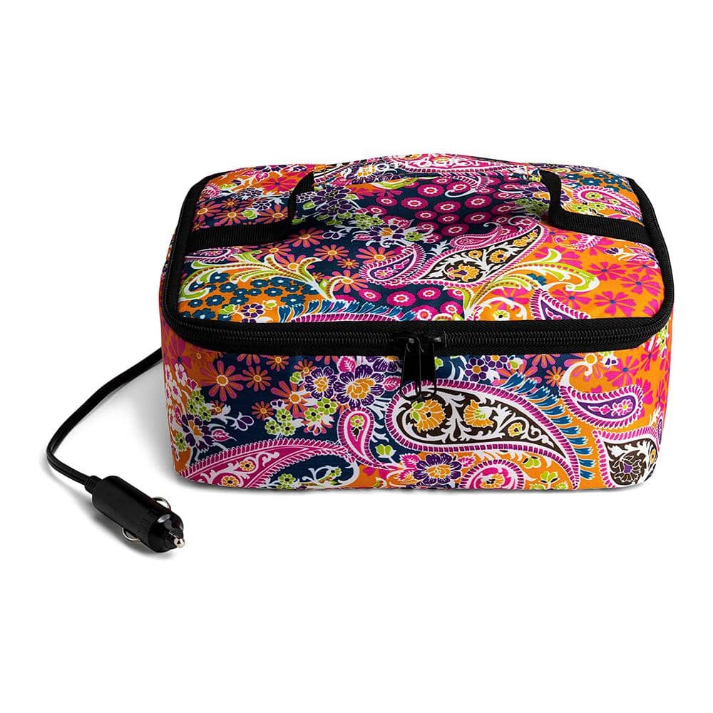 Hot Logic Paisley Mini Portable Thermal Food Warmer Lunch Bag, MultiColored 16801400PSL The