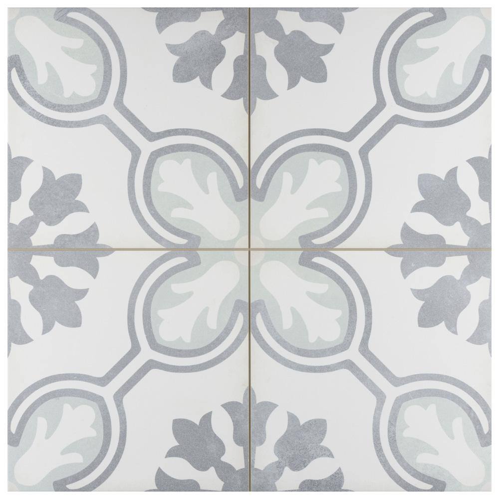 Amberely Orchid Mint 17-3/4 in. x 17-3/4 in. Porcelain Floor and Wall Tile (13.32 sq. ft./Case) price history on PriceWatchPro