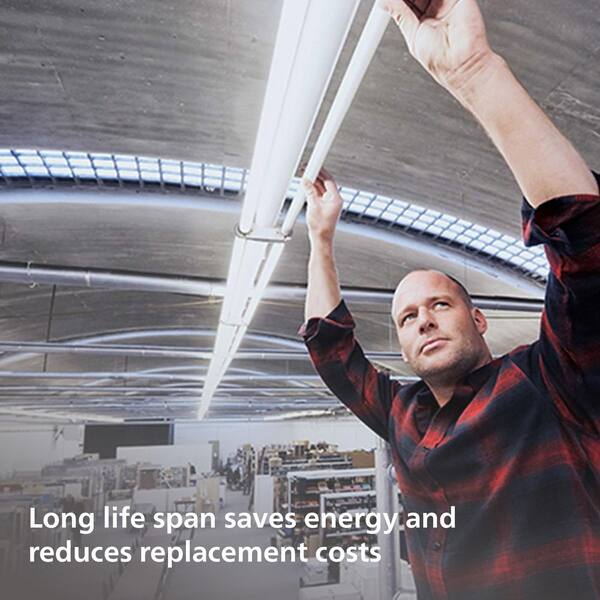 Philips 32-Watt Equivalent 48 in. T8 Type A+B Tube G13 Base LED