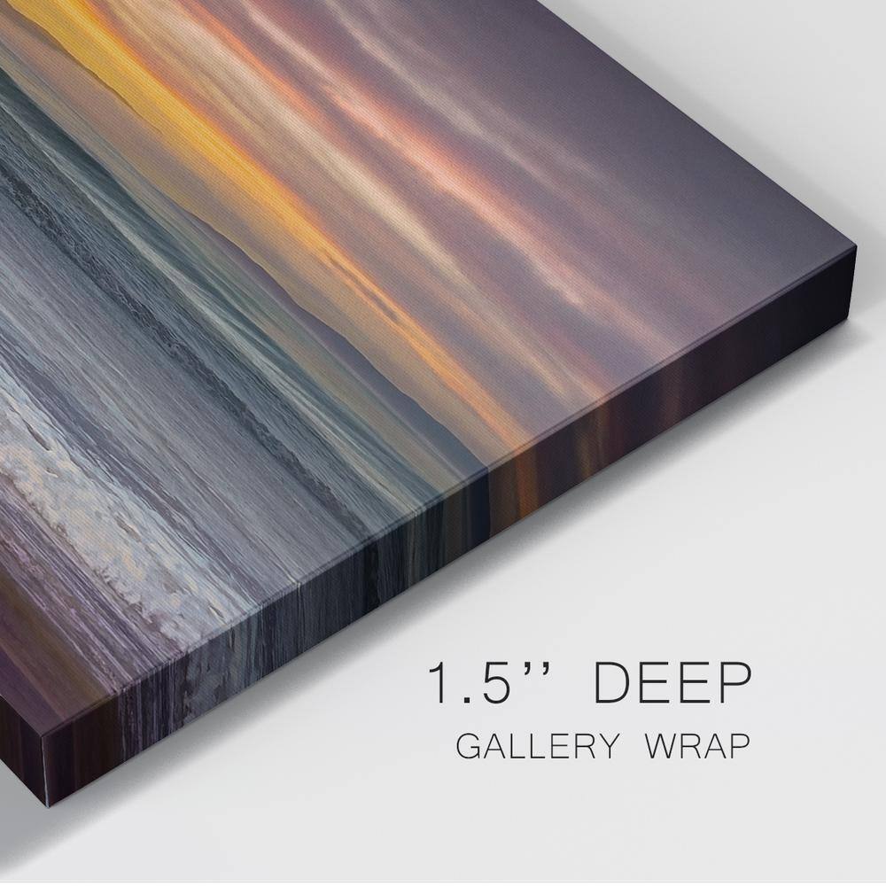 Sundown Scenic Landscape Multi-Colored Canvas Wall Art