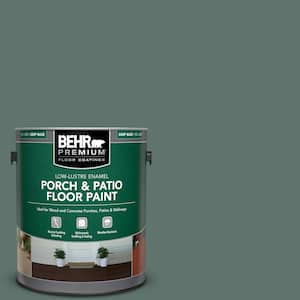 1 gal. #PPU12-17 Cameroon Green Low-Lustre Enamel Interior/Exterior Porch and Patio Floor Paint