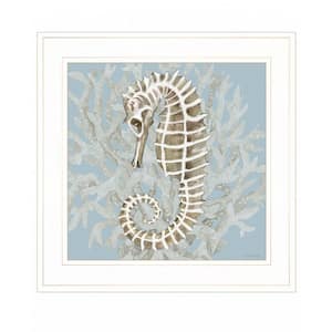 Coral Seahorse II by Unknown 1 Piece Framed Graphic Print Nature Art Print 15 in. x 15 in. .