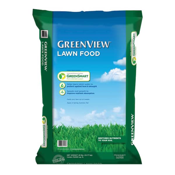 GreenView 48 lbs. Lawn Food, Covers 15,000 sq. ft. (22-0-4)