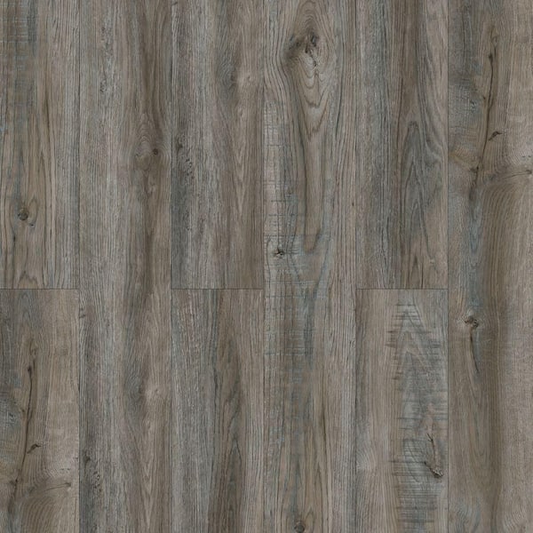 Hydrostop Quiet Anchor 20 MIL x 7.1 in. W x 48 in. L Waterproof Click Vinyl Plank Flooring (23.64 sq. ft./Case)