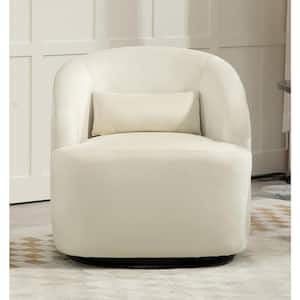 Decent Beige Accent Arm Chair