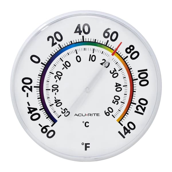 AcuRite Analog Thermometer 00346HDSBA2 - The Home Depot