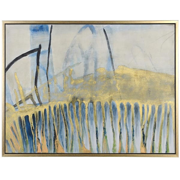 StyleCraft Austin Allen James 1-Piece Framed Abstract Art Print 32 in. x 42 in.