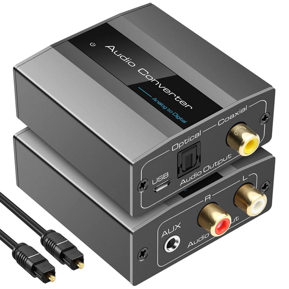 Yichuhaoxi Analog to Digital Audio Converter, RCA to Optical with