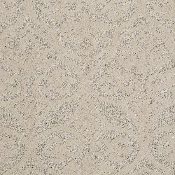 Lifeproof Perfectly Posh - Almond Bark - Beige 43 oz. Nylon Pattern Installed Carpet