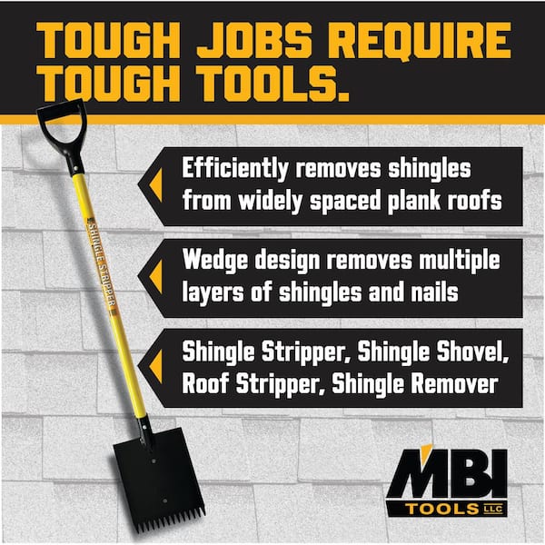 46 in. Fiberglass Shingle Stripper Roof Shovel ( 4-Pack)