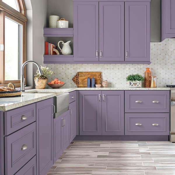1 qt. #S100-4 Ancestry Violet Satin Enamel Interior/Exterior Cabinet, Door & Trim Paint