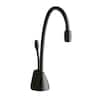 InSinkErator Indulge Contemporary Series 1-Handle 8.4 in. Faucet for  Instant Hot Water Dispenser in Matte Black F-GN1100MBLK - The Home Depot