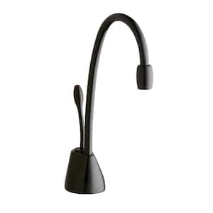 Indulge Contemporary Series 1-Handle 8.4 in. Faucet for Instant Hot Water Dispenser in Matte Black