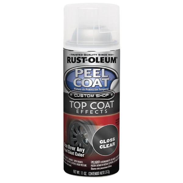 Rust-Oleum Automotive 11 oz. Peel Coat Matte Clear Rubber Coating Spray Paint (6-Pack)