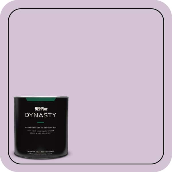 BEHR DYNASTY 1 qt. #M100-2 Seedless Grape Semi-Gloss Enamel Interior Stain-Blocking Paint & Primer