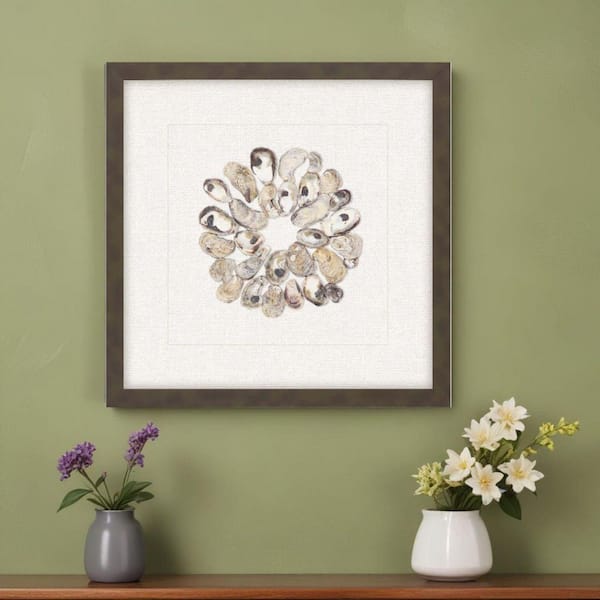 1 Piece Framed Graphic Print Nautical and Beach 22.00 in. x 22.00 in.