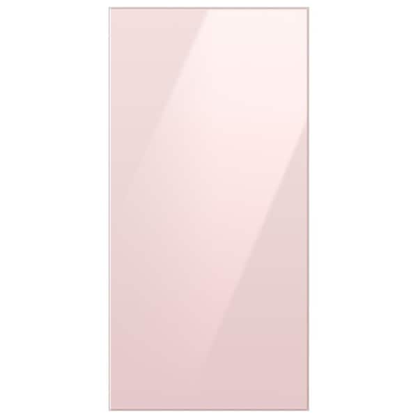 Samsung Bespoke Top Panel in Pink Glass for 4-Door French Door Refrigerator
