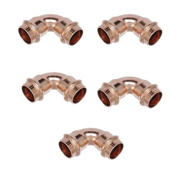 ProPress 1 in. Press Copper 90° Elbow (5-Pack)