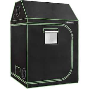 5 ft. L x 5 ft. L Roof Cube Indoor Grow Tent with Observation Window and Floor Tray