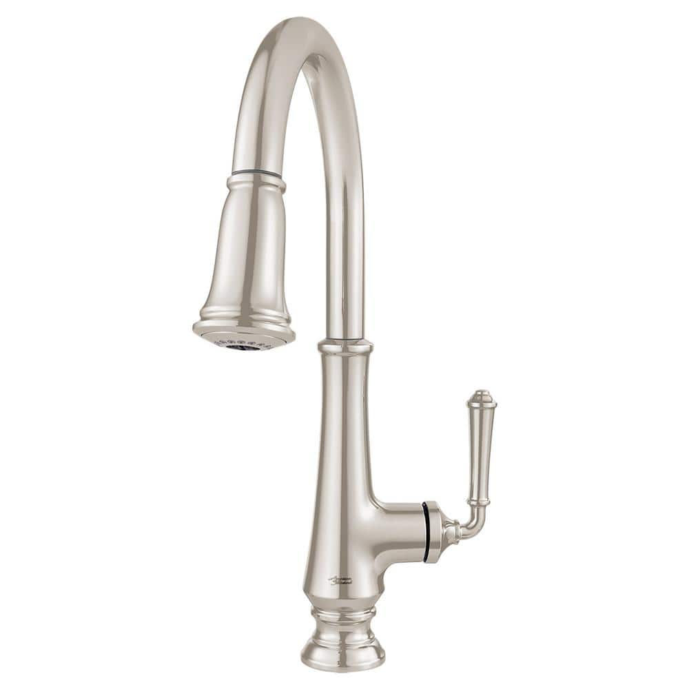 Delancey Single-Handle Pull-Down Sprayer Kitchen Faucet in Polished Nickel