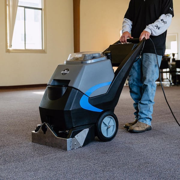 3-in-1 Corded Commercial Upright Carpet Cleaner Extractor Machine with 18-in Path, 9.25 gal.Tanks, Dual 1000-Watt Motors