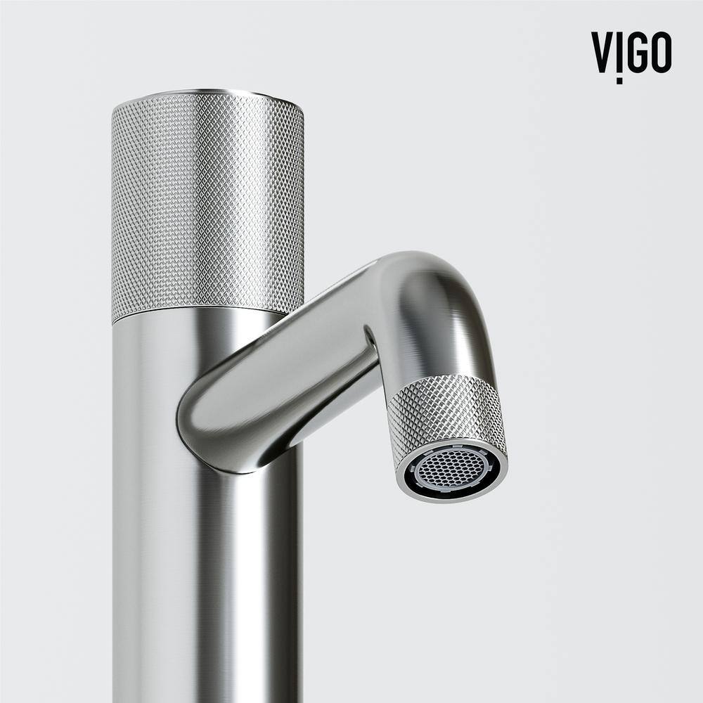 Apollo Brushed Nickel Single Handle Bathroom Faucet