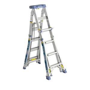 20 ft. Reach Aluminum Multi-Max Pro Multi-Position Ladder, 375 lbs. Load Capacity Type IAA Duty Rating